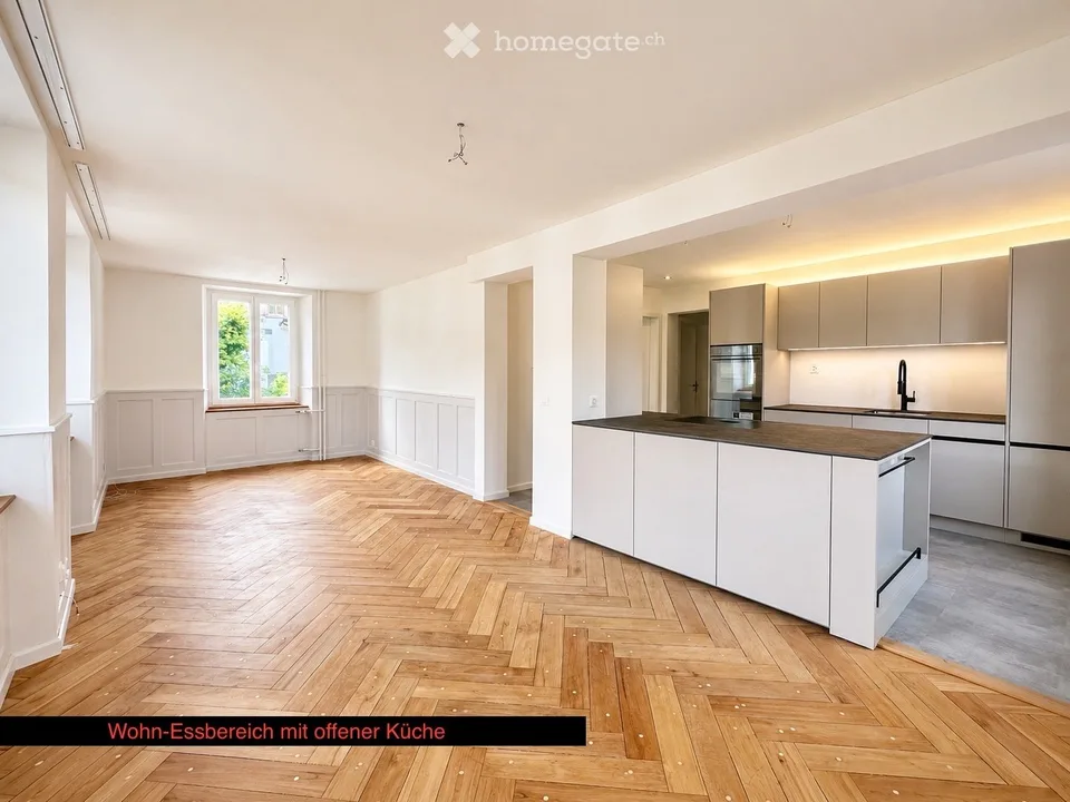 Charmante 3.5-Zimmer-Terrassenwohnung im renovierten Altbau – Sissach
