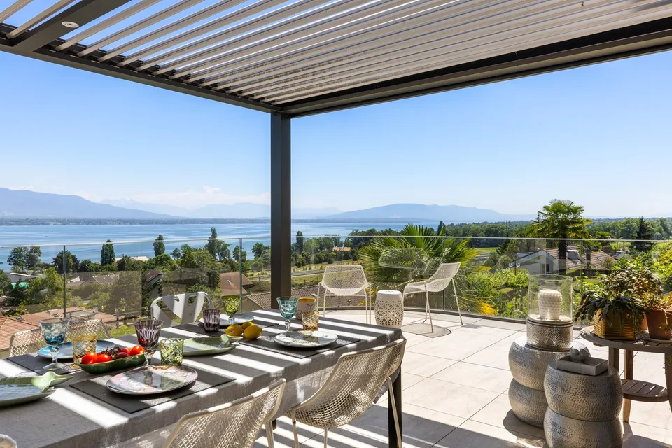 Villa von Ausnahme mit spektakulärem Blick auf den Genfersee