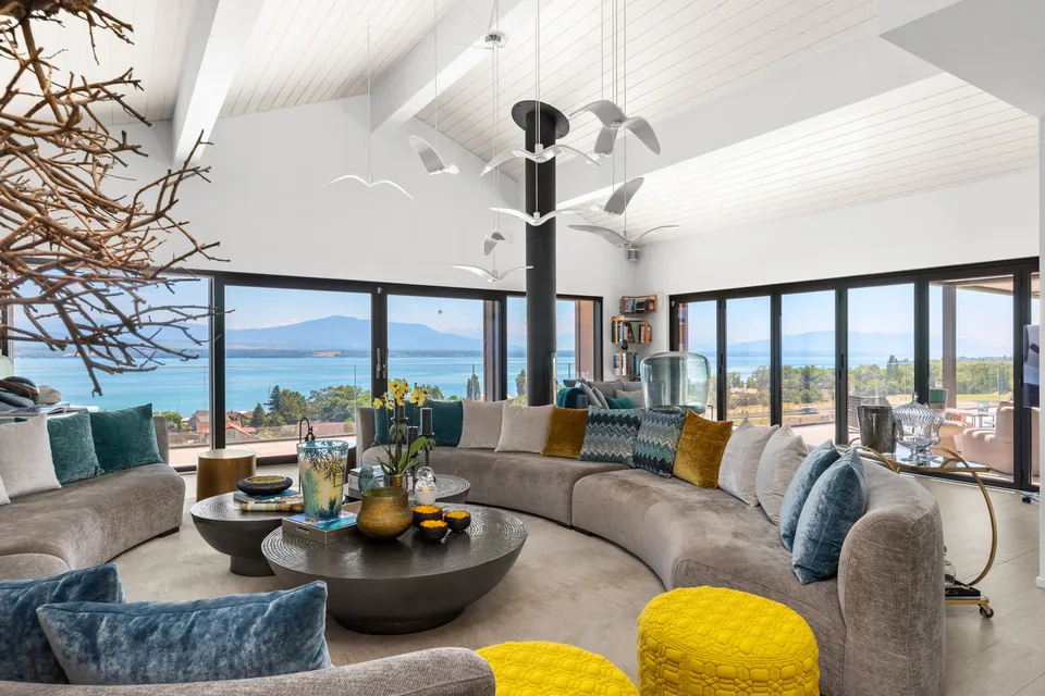 Villa von Ausnahme mit spektakulärem Blick auf den Genfersee