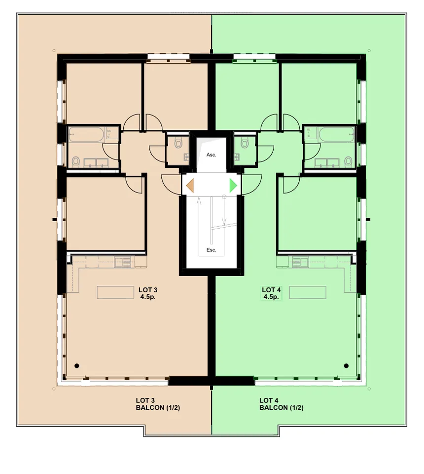 Alpine Charm & Large Spaces LOT 7: Magnificent 2.5-Room Apartment on the 1st Floor
