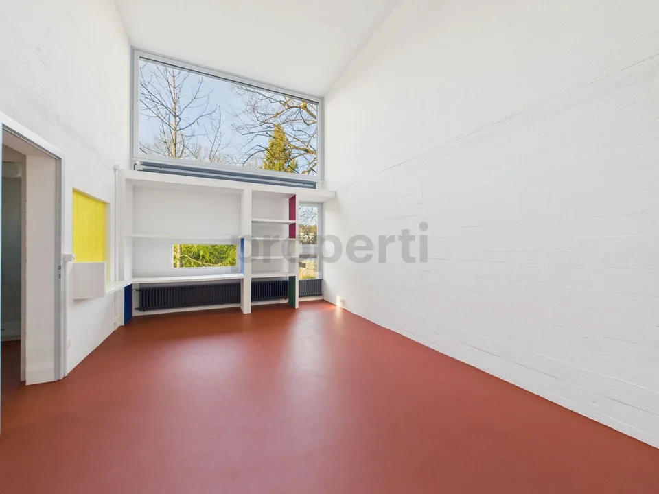 Wohnen in einer Ikone der Schweizer ArchitekturEinzigartige Maisonettewohnung im denkmalgeschützten Atelier-5-Ensemble in Flamatt