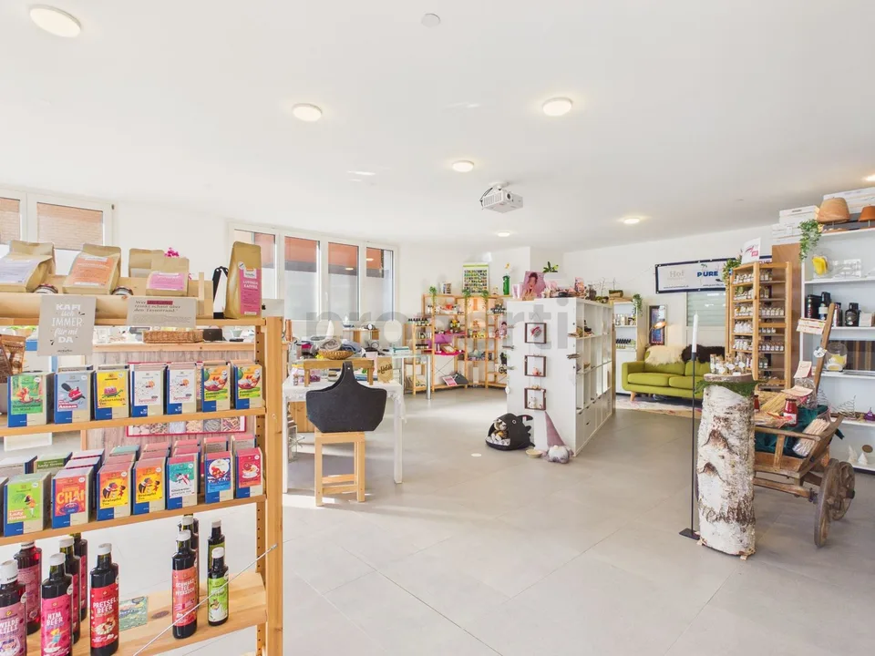 Immeuble commercial attractif dans un excellent emplacement à Beckenried - Espace commercial avec vue sur le lac