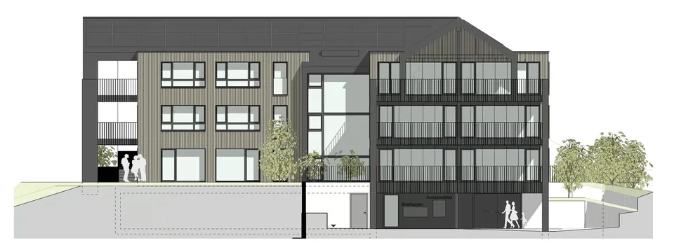 New construction project: 4.5-room upstairs apartment in Untereggen
