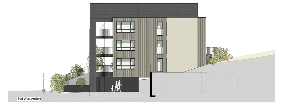 Neubauprojekt: 4.5-Zimmer-Erdgeschosswohnung in Untereggen