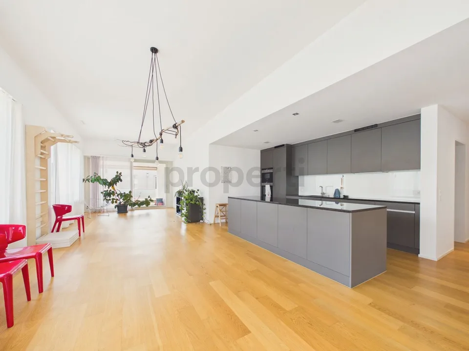 Lichtdurchflutete 4.5-Zimmer-Wohnung mit aussergewöhnlichem Raumgefühl