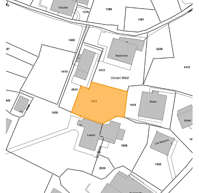Seltene Parzelle in Saas-Fee, hohes Wertsteigerungspotenzial und viel Gestaltungsraum