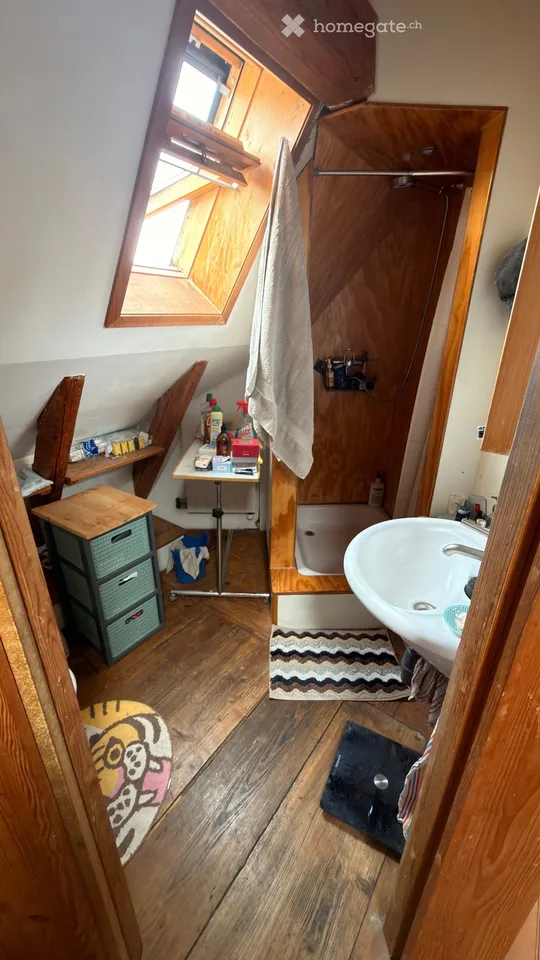 2.5p en attique avec mezzanine  grande maison coloc