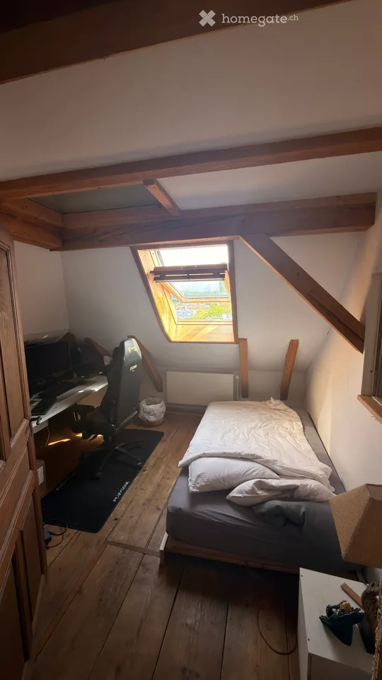 2.5p en attique avec mezzanine  grande maison coloc