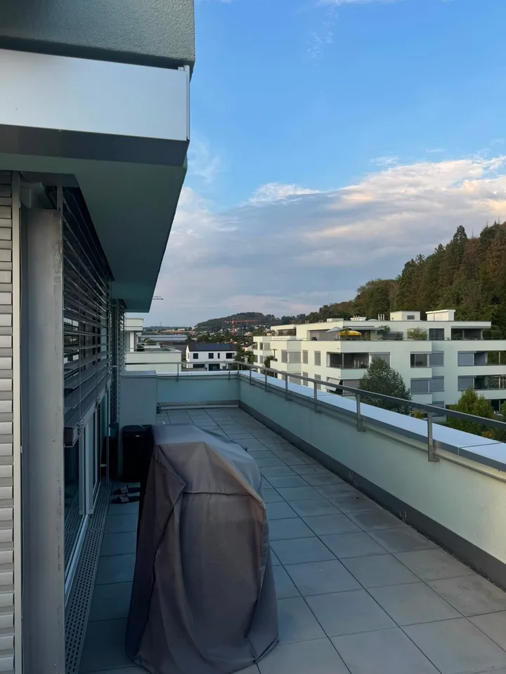 Helle 3.5-Zimmer-Attikawohnung mit Terrasse in Würenlingen – sofort verfügbar!