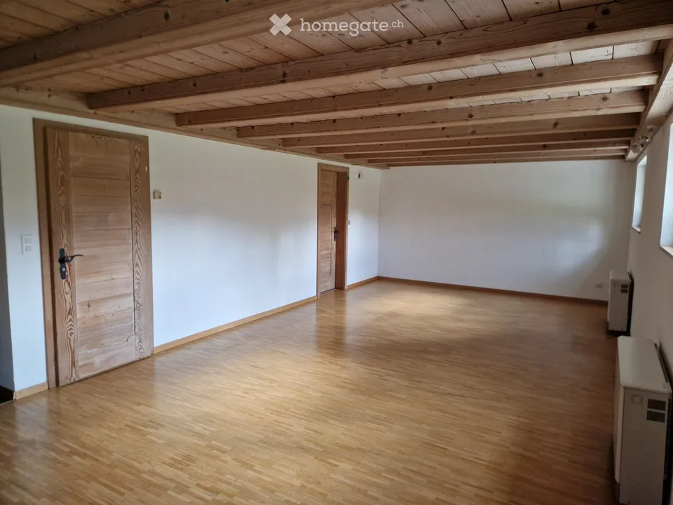 1.5-room apartment with mountain view, fireplace & garden in Schwarzsee