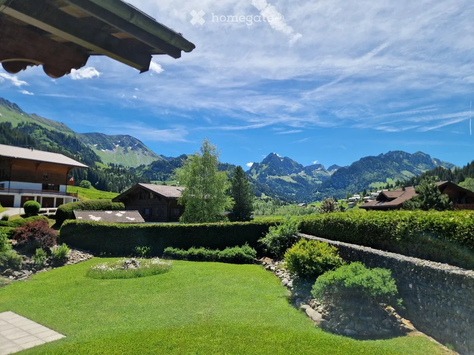 1.5-Z.-Whg. mit Bergsicht, Cheminée & Garten im Schwarzsee