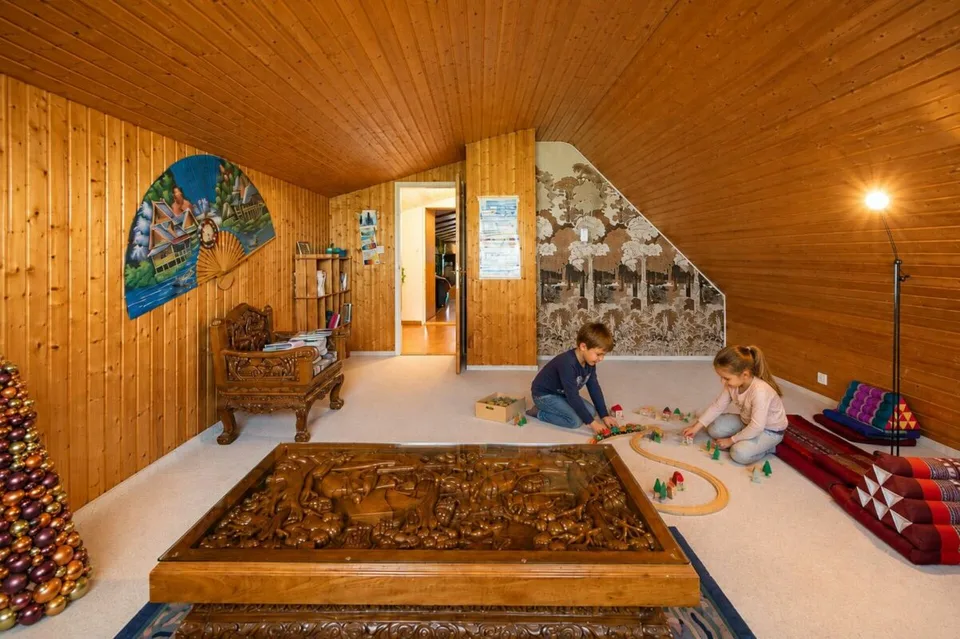 Paradiso familiare esclusivo con piscina e vista panoramica - spaziosa casa unifamiliare di 10 stanze a Bergdietikon