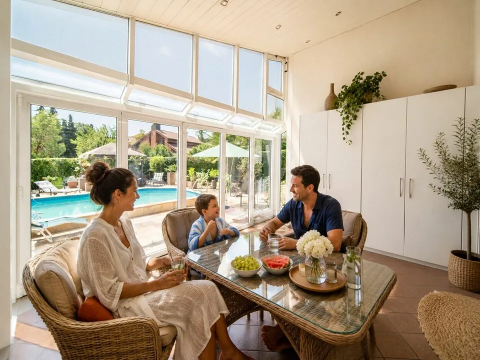 Paradiso familiare esclusivo con piscina e vista panoramica - spaziosa casa unifamiliare di 10 stanze a Bergdietikon