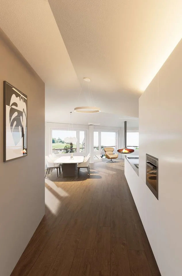 Maisonette de 3,5 pièces avec 142,5 m² d'espace de vie et deux terrasses de rêve – photo 2 sur 14