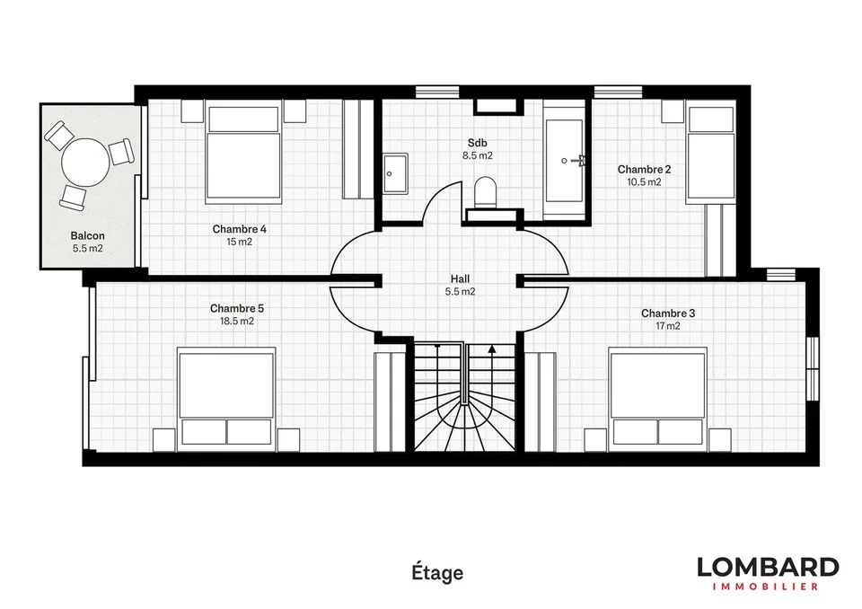Spacious semi-detached villa with 6.5 rooms