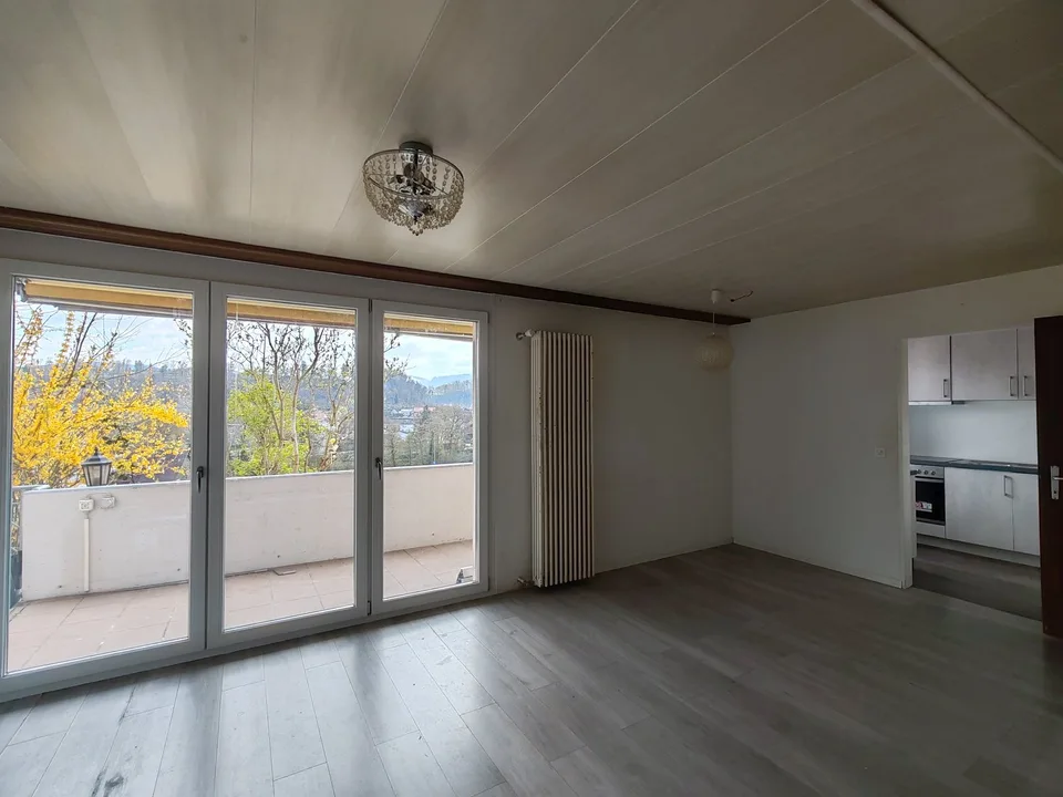 Nous louons immédiatement un appartement de 4 pièces lumineux et spacieux dans un quartier calme à Zwingen