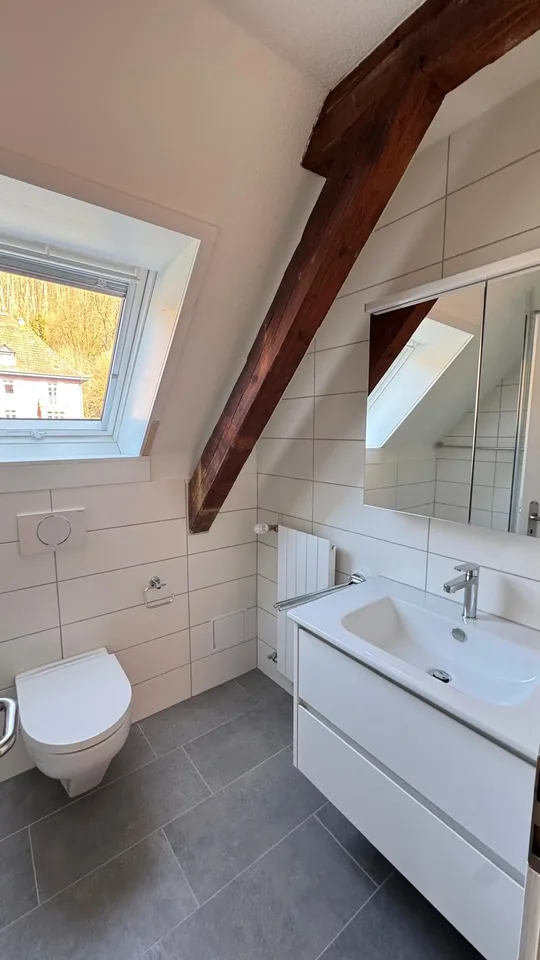 Charming attic apartment with gallery in Baden