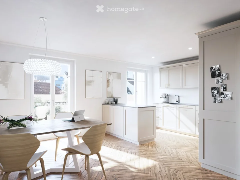 "Stilvoll wohnen im Jugendstilhaus Biregg 22"
