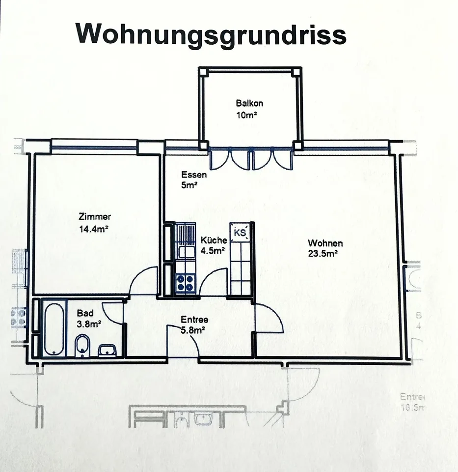 2½ ZI-WOHNUNG IN FÄLLANDEN (ZH), MÖBLIERT, TEMPORÄR