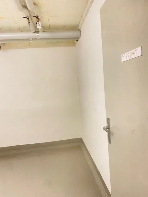 Your belongings safely stored in two storage rooms with water and power connections