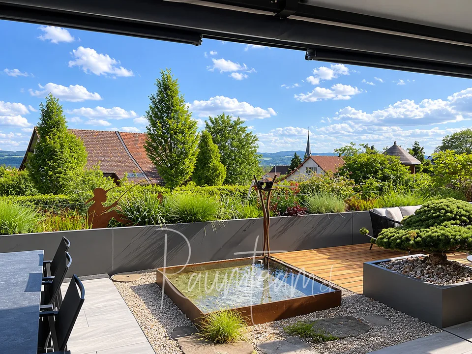 Grosszügige, helle Terrassenwohnung mit Säntisblick