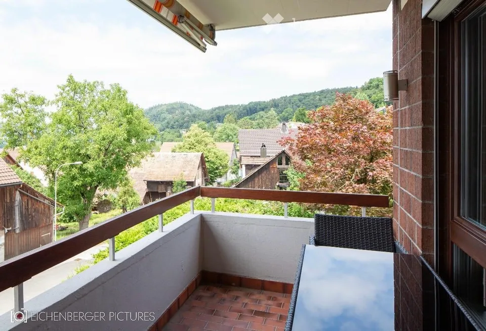 Cozy 2.5-room apartment with balcony and beautiful view in Oetwil an der Limmat