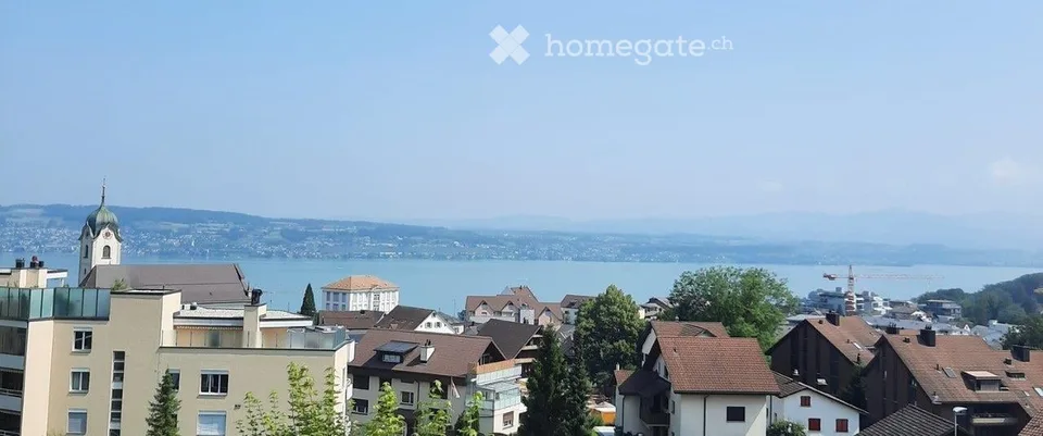 helle 2 1/2-Zimmerwohnung mit Balkon und schöner Seesicht