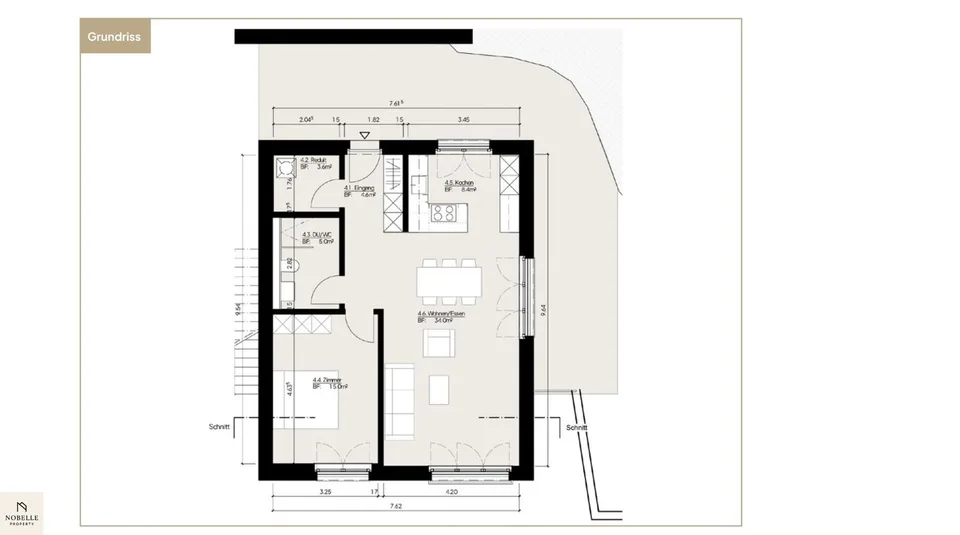 Habiter avec une vue panoramique | Appartement neuf de 2,5 pièces avec grande terrasse