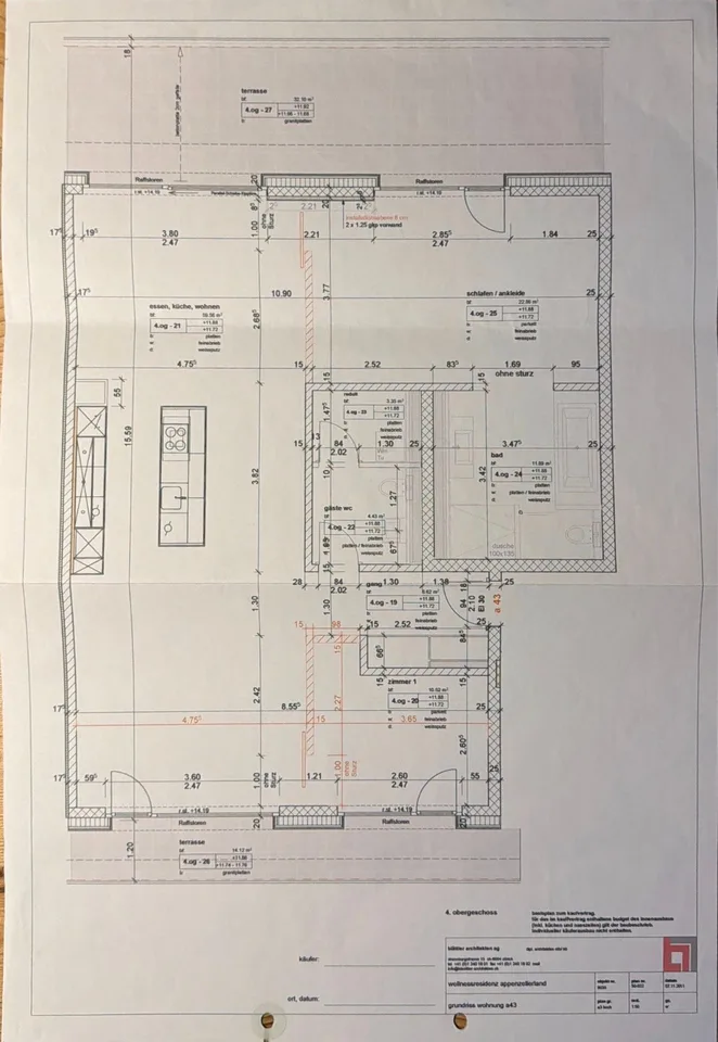 Exklusive 3.5-Zimmer-Wohnung im Appenzeller Vorderland, Unterrechstein