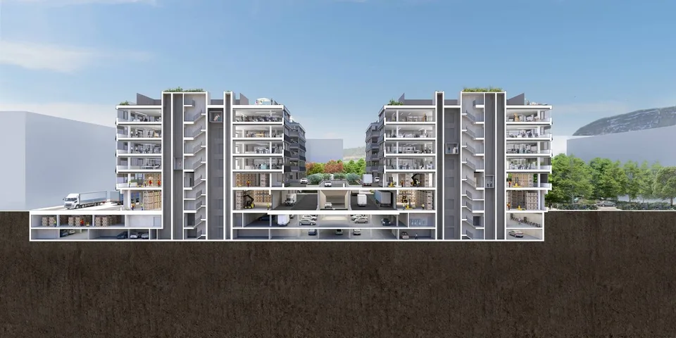 Superficie artigianale nuova da 400m2 - EVOLIS