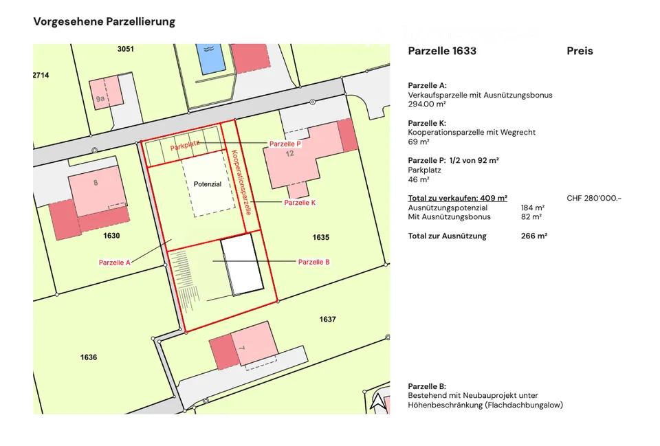 Idyllic building land in a quiet location – Liesberg village