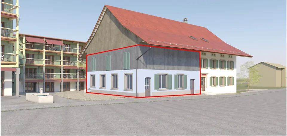 Attraktive Gewerbefläche im historischen Bauernhaus – Foto 2 von 5