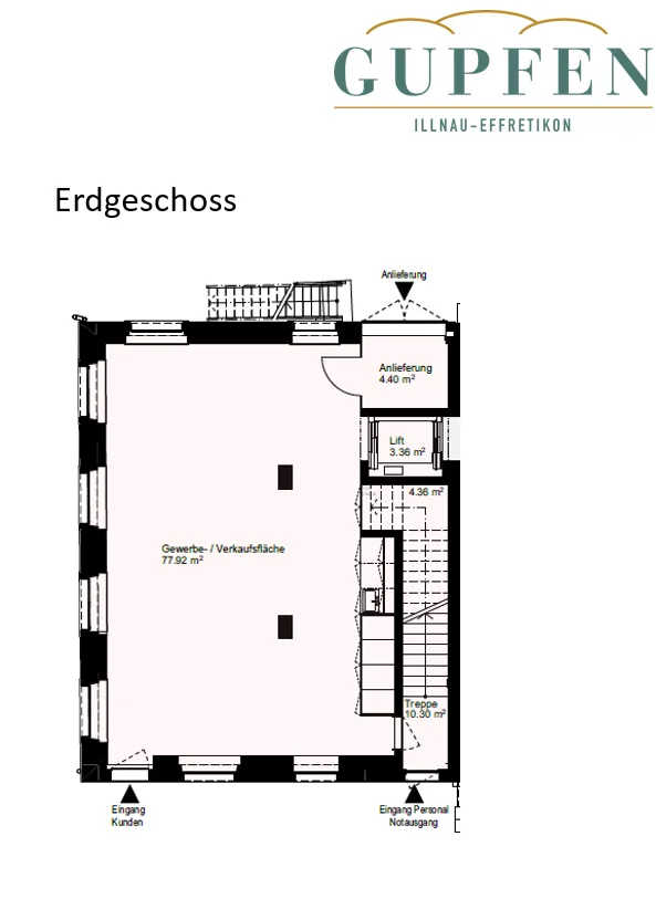 Attraktive Gewerbefläche im historischen Bauernhaus – Foto 4 von 5