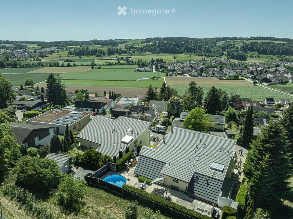 Gioiello di terrazza a Embrach – Posizione ineguagliabile, vista panoramica
