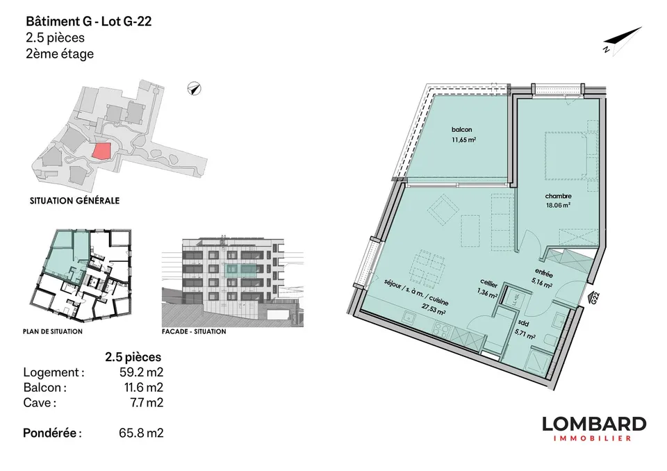 Appartamento di 2,5 locali al 2° piano – foto 6 di 12