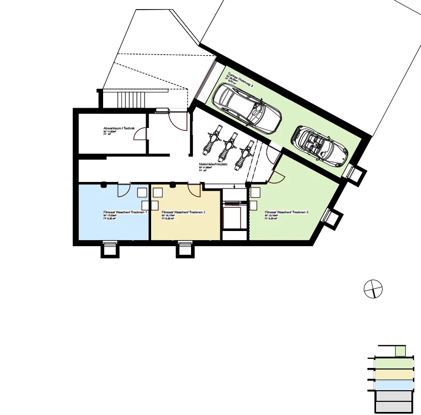 Exclusive 4.5-room maisonette apartment in Birsfelden - after complete core renovation