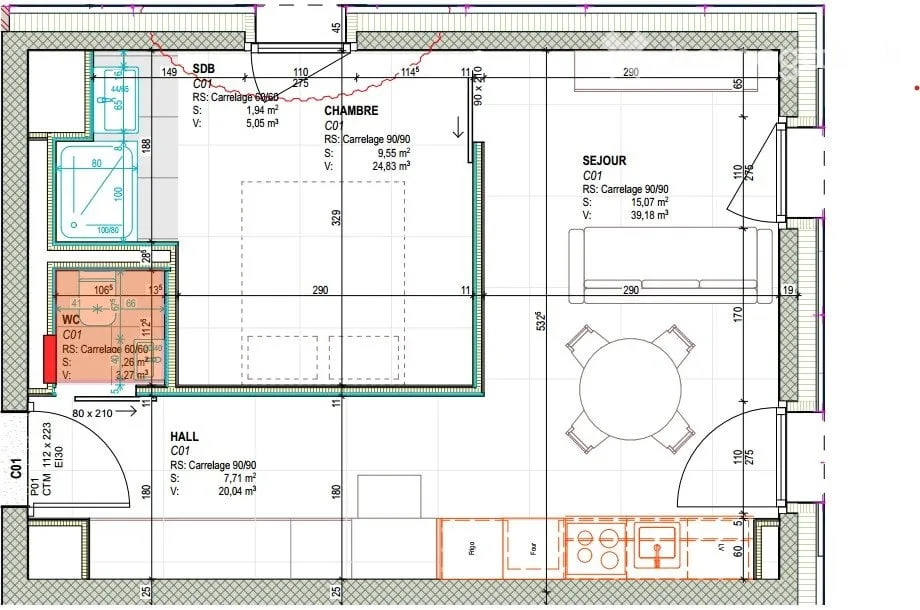 Appartamento di lusso arredato 2.5 locali a Cully, Lavaux