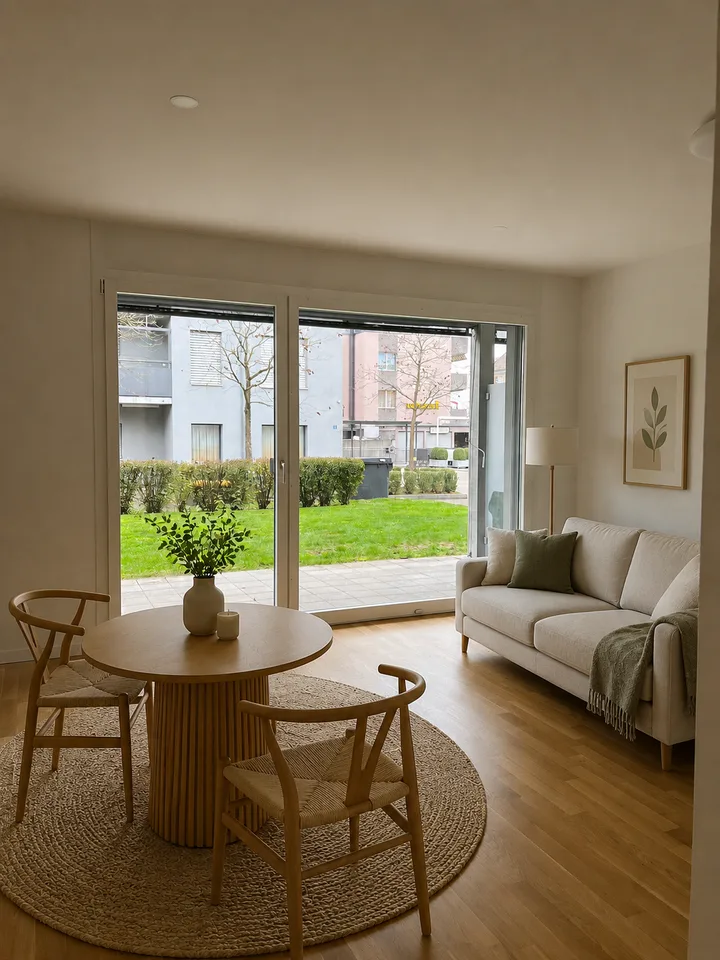 Attraktive 2.5-Zimmer-Erdgeschosswohnung mit eigenem Waschturm
