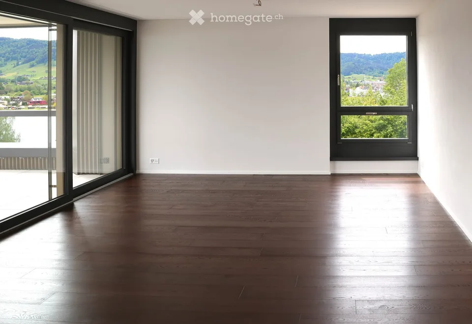 Moderne 3.5-Zimmer-Neubauwohnung mit atemberaubendem Ausblick in Oberägeri