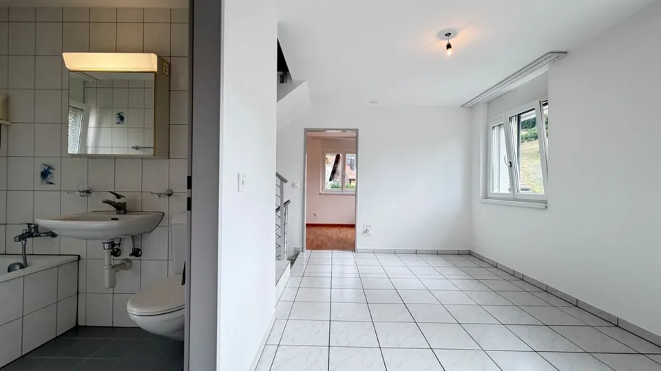 Ampia casa di 5,5 locali con garage, 4 posti auto esterni e terrazza sul tetto