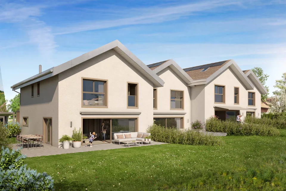 NEW PROJECT OF 6 FAMILY VILLAS IN THIERRENS WITH GARDENS !