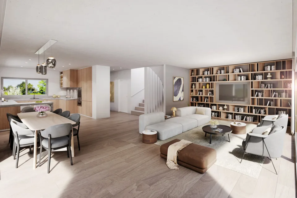 NEW PROJECT OF 6 FAMILY VILLAS IN THIERRENS WITH GARDENS !
