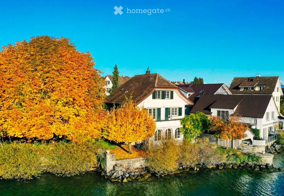 Wunderschön gelegene 6-Zimmer-Villa mit Seeanstoss