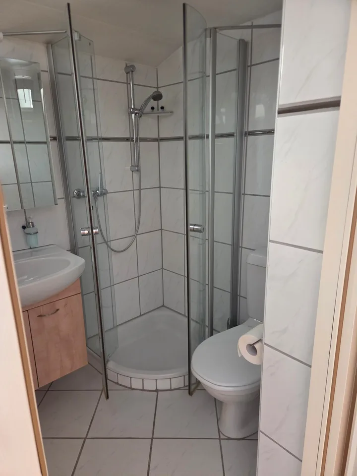 Gemütliches Studio mit Balkon an der Hauptstrasse in Binningen