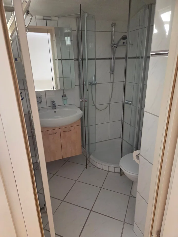 Gemütliches Studio mit Balkon an der Hauptstrasse in Binningen