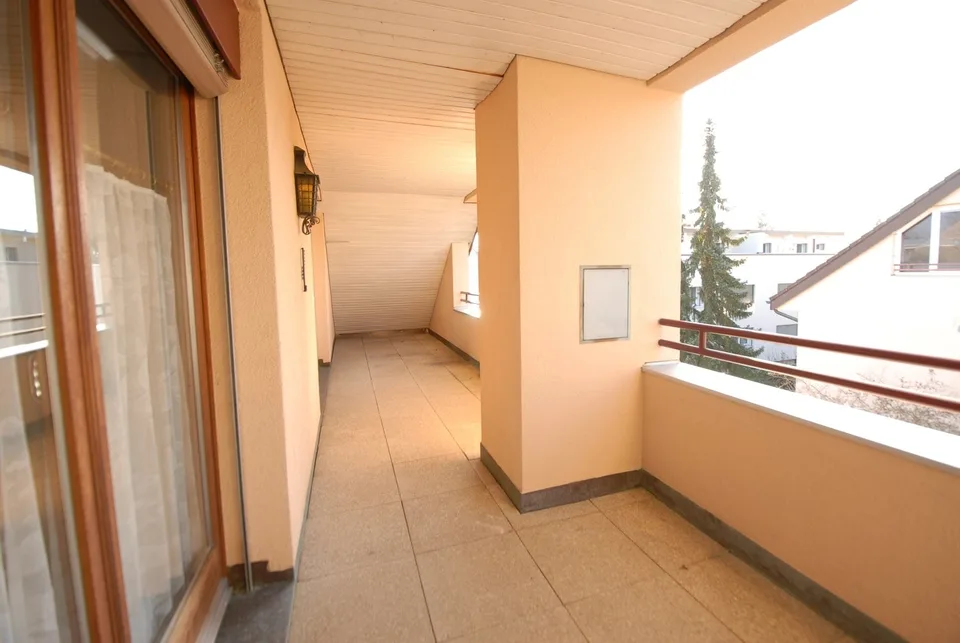 Appartement spacieux 4½ pièces avec jardin d'hiver et cheminée à Reinach