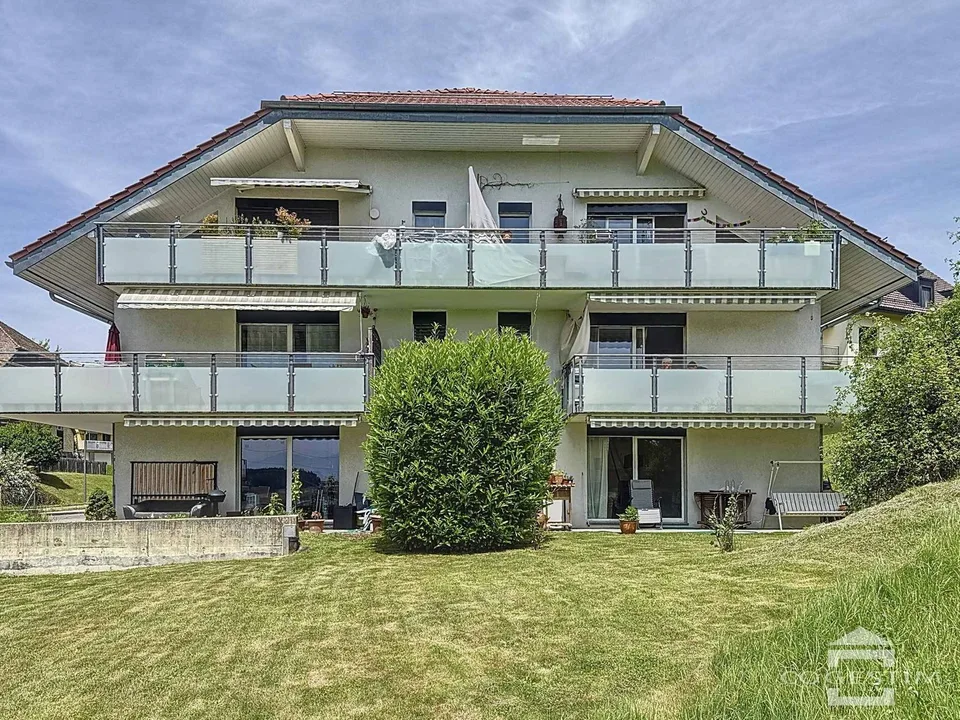 4.5 rooms on the top floor with volumes and unobstructed view