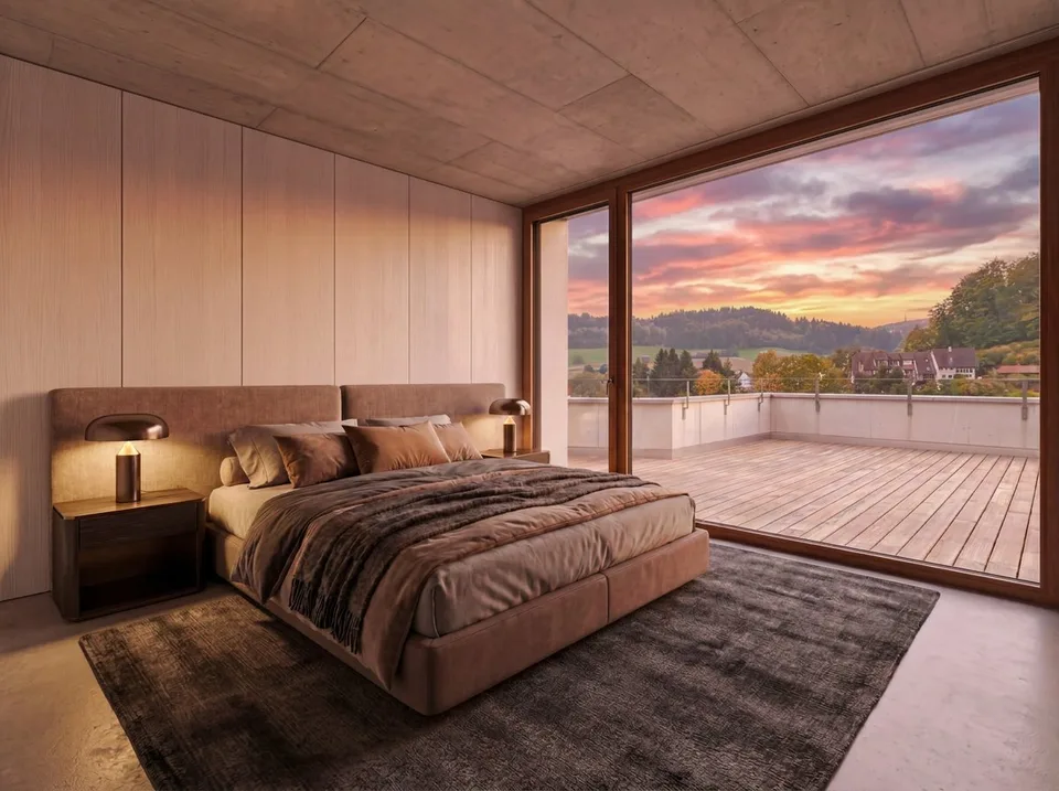 Exklusive 6.5-Zimmer-Attika-Duplexwohnung mit Dachterrasse und Weitsicht