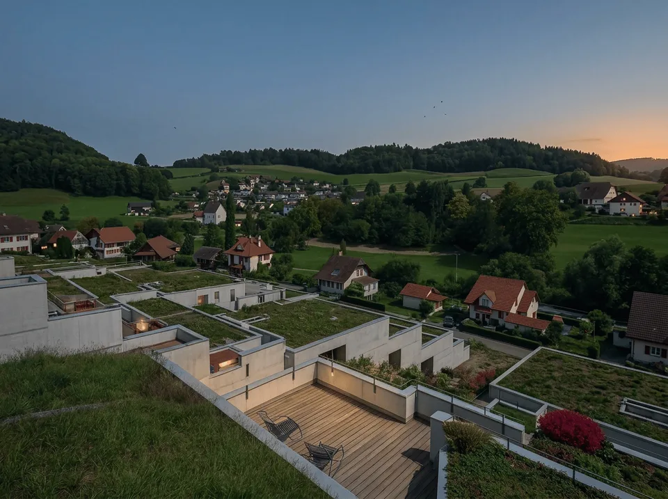 Exklusive 6.5-Zimmer-Attika-Duplexwohnung mit Dachterrasse und Weitsicht
