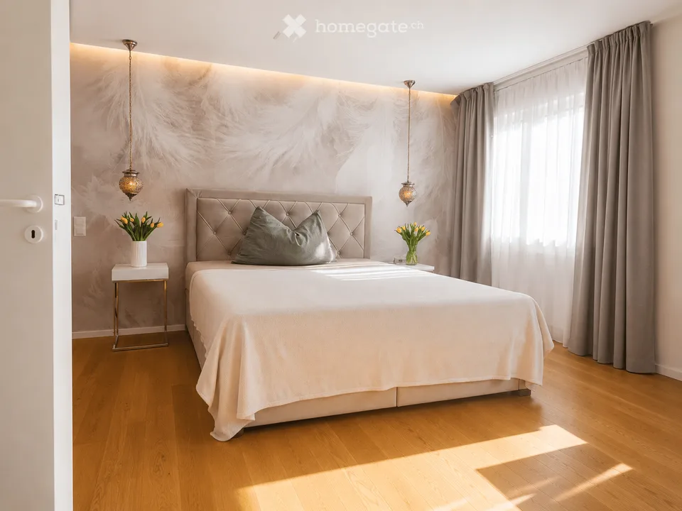 Exclusive maisonette apartment with gallery character and view of the green